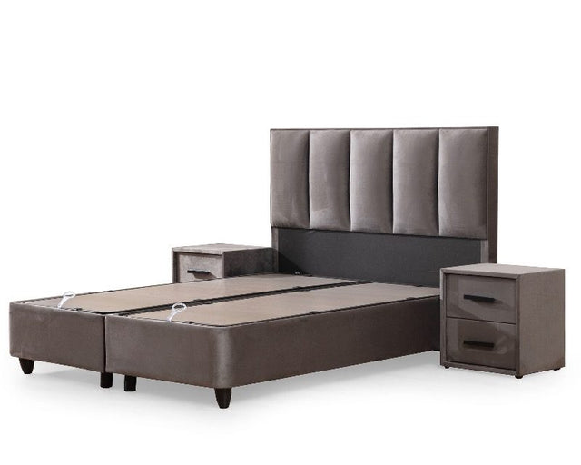 BIRDY BOXSPRING GRIJS