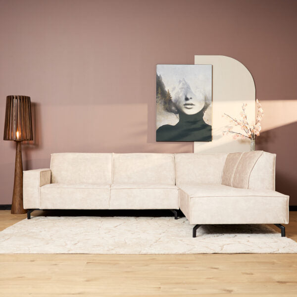 Floris Beige Velvet