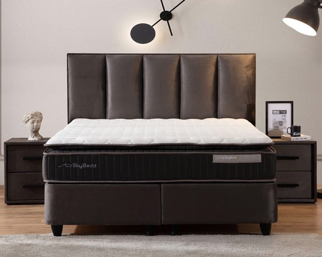 BIRDY BOXSPRING GRIJS