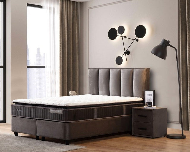 BIRDY BOXSPRING GRIJS