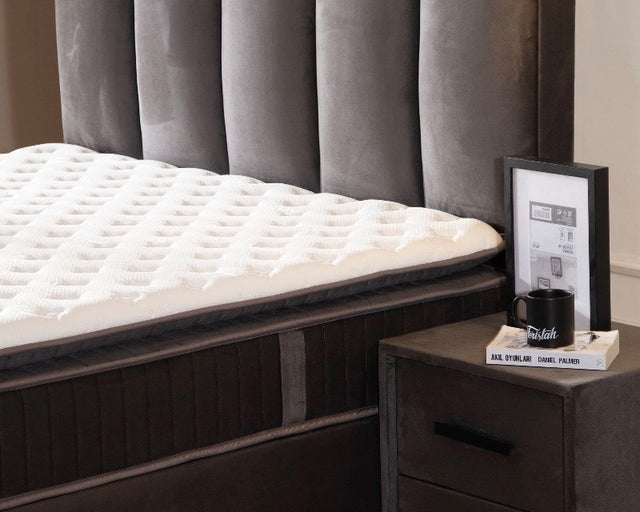 BIRDY BOXSPRING GRIJS