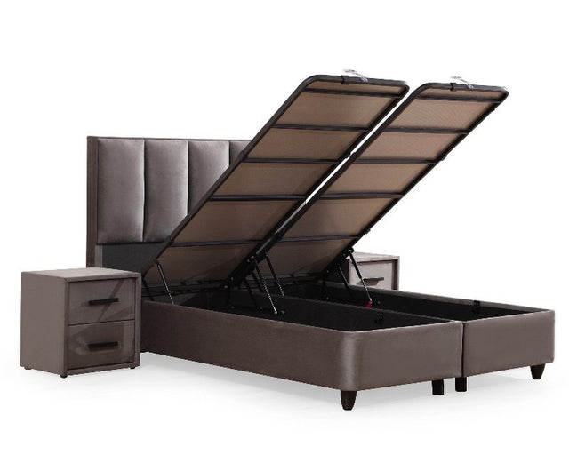 BIRDY BOXSPRING GRIJS