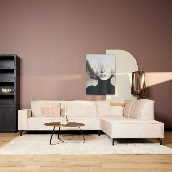 Floris Beige Velvet